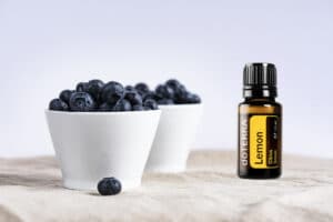 Read more about the article Blueberry Overnight Oats mit ätherischem Zitronenöl