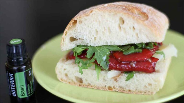 Sandwiches mit roter Paprika und Manchego