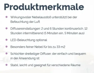 Petal Diffuser 2.0 Produktmerkmale